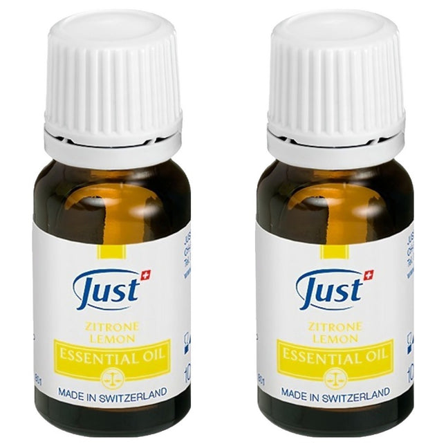 SWISS JUST Lemon Essential Oil 10ml (2-pack)