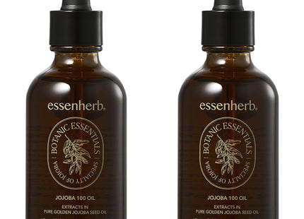 ESSENHUB  Jojoba 100 Oil, 60ml, 2 Count