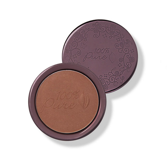 100% PURE  Cocoa Pigmented Bronzer - Cocoa Glow, 9g, 1 Count