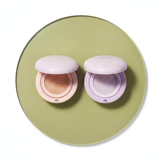 ESPOIR Dewy Like Gel Tone-Up Cushion SPF50+ PA+++ 15g + Gel-o Pouch Gift
