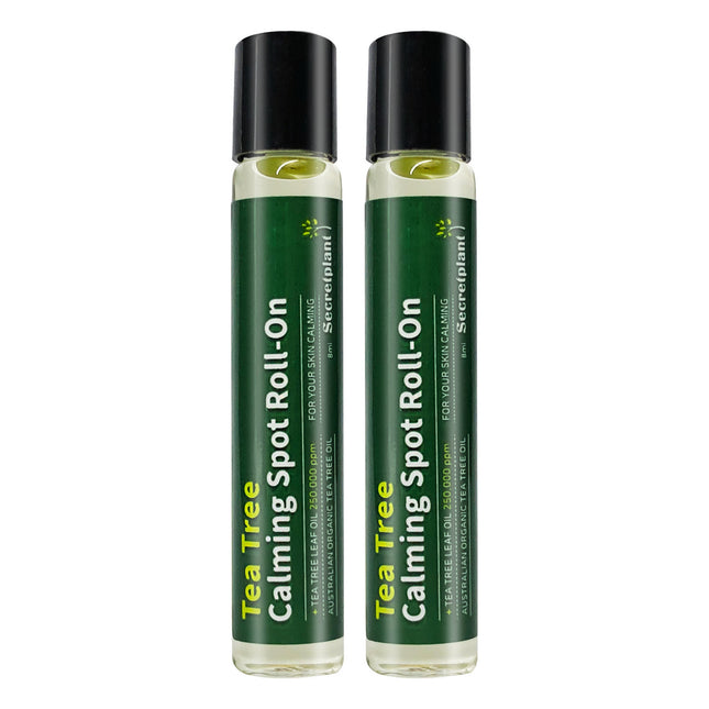 SECRETPLANT Tea Tree Calming Spot Roll-On, 8ml, 2 Count