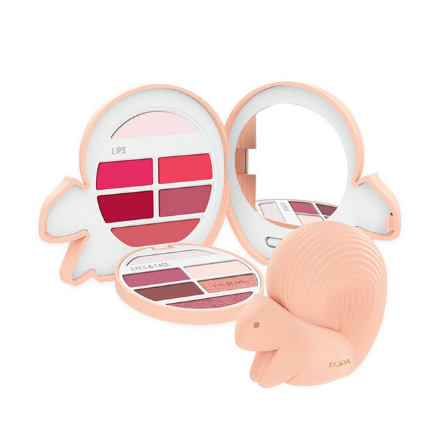 PUPA  Squirrel Makeup Palette Kit Medium 10.4g, 011 Baby Pink, 1 Count