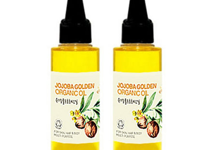 NONE Organic Golden Jojoba Oil, 50ml, 2 Count
