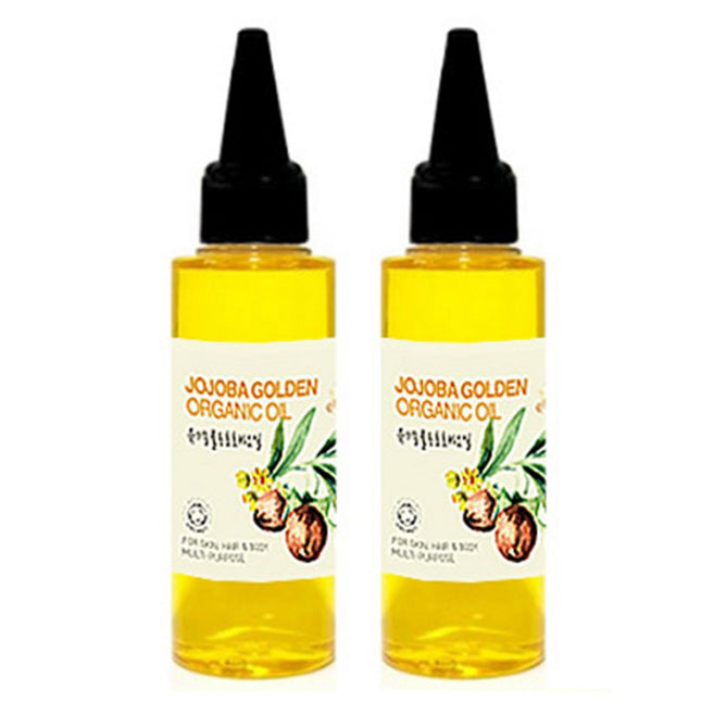 NONE Organic Golden Jojoba Oil, 50ml, 2 Count