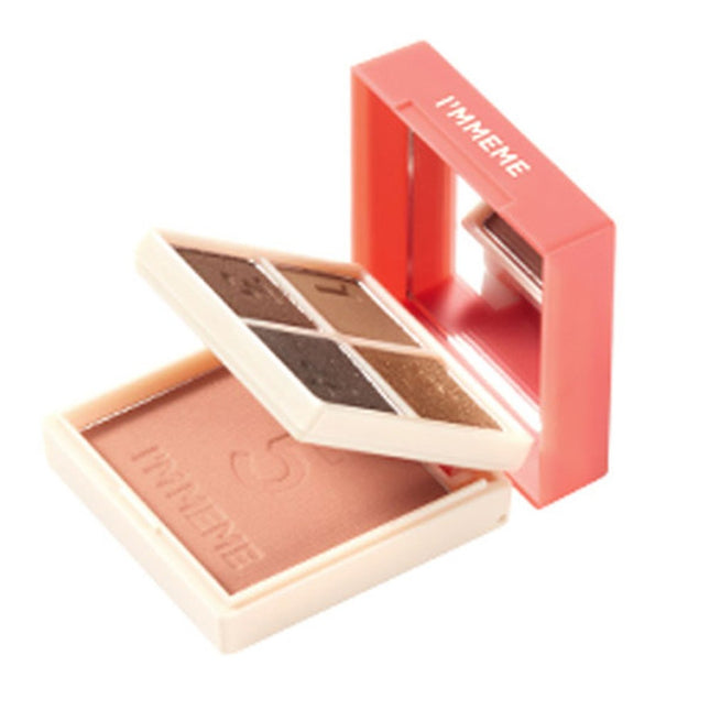I'M MEME I'M MULTI CUBE MAKEUP EYESHADOW PALETTE, ALL ABOUT BROWN, 1 COUNT