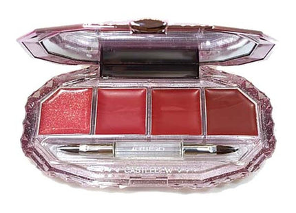 VOV CASTLE DEW  Color Shot 4 Color Lip Palette 4.5g, BR230 Noble Brown, 1 count
