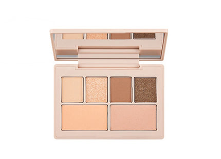 MISSHA  MY POCKET MOOD&MORE MAKEUP PALETTE NO.1 BROWN BAR, 1 COUNT