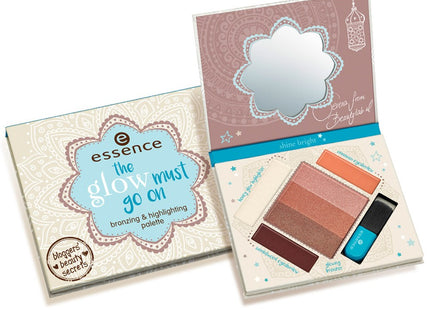ESSENCE  Bloggers Beauty Secrets Palette, 04 The Glow Must Go On Bronzing & Highlighting, 1 Count