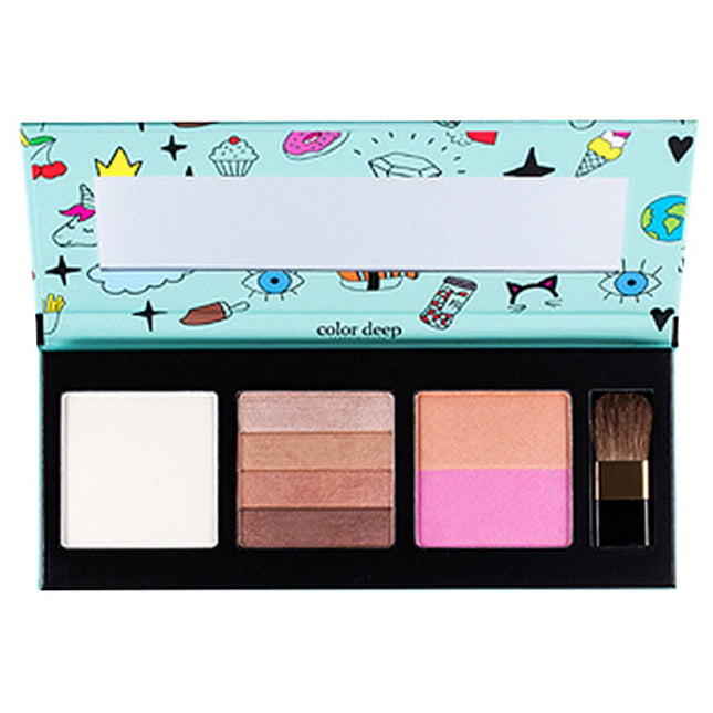 NONE COMPANY Colordep Amazing Face Palette Mint 1pc