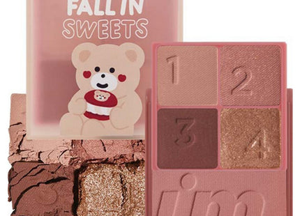 I'M MEME  Multi Cube Eyeshadow Palette 7.7g, Glam Rose, 1