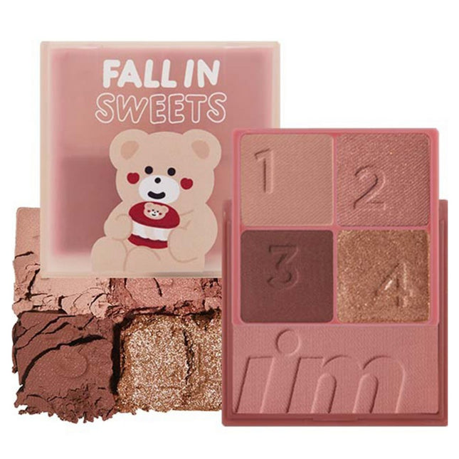 I'M MEME  Multi Cube Eyeshadow Palette 7.7g, Glam Rose, 1