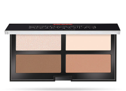 PUPA MILANO  Contouring & Strobing Make-Up Palette Ready 4 Selfie 17.5g, 01 Light Skin, 1 Piece