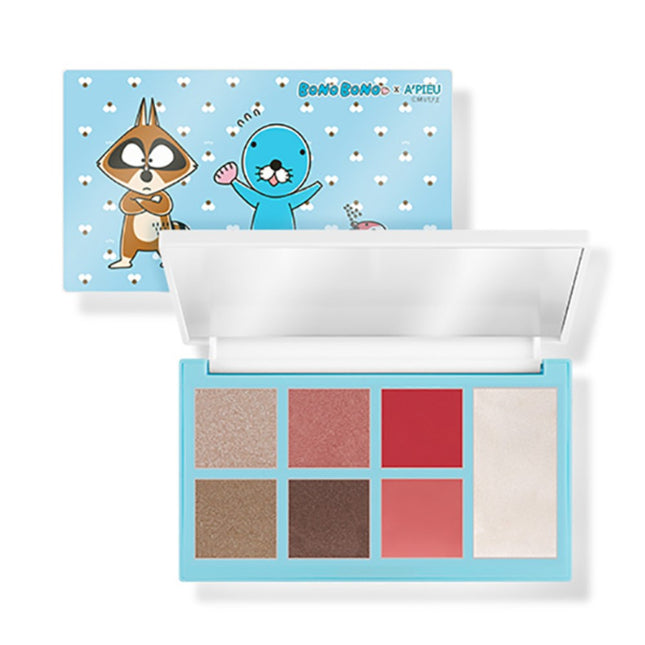 APIEU  Filter Makeup Palette Bonobono No. 2 Cool Night View 1ea