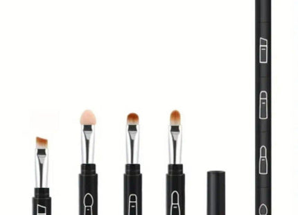 NONE Beauty Master 4in1 Multi Makeup Brush Set (3 Colors), Black, 1 pc
