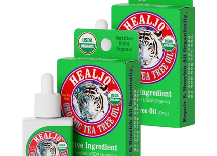 HEAL_O Organic Tea Tree Oil Spot Care, 10ml, 2 Pack