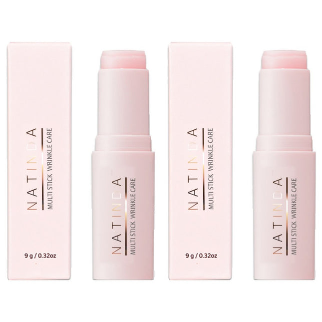 NATINUNDA  Multipstick Wrinkle Care 9g, Pink, 2 Count