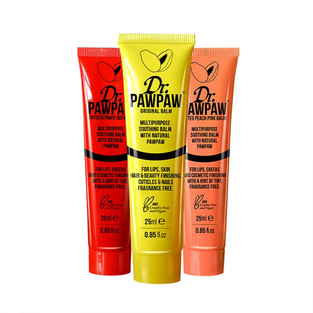 DAKTAPOPO  Multi Balm Original 25ml + Pink 25ml + Red 25ml, 1 Pack