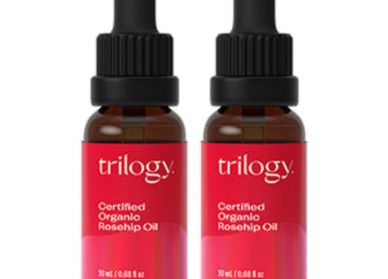 TRILOGY  Certified Organic Rosehip Oil 20ml 2 Pack