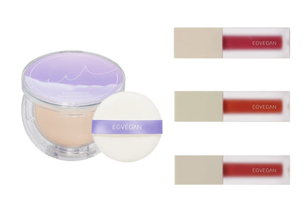 EASYVEGAN  Shim Powder Pact Set 1 + Air Feel Tint Set, 1 pc