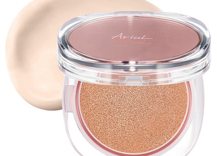 ARIAL  Ink Feeder Cover Lasting Cushion Foundation SPF50+ PA++++ 15g, 02 Nudy Natural 21, 1 ea