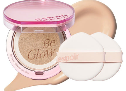 ESPOIR  Flash Glow Edition Be Glow Volume Cushion Set 13g + Puff, Shade 22 Petal, 1 Item