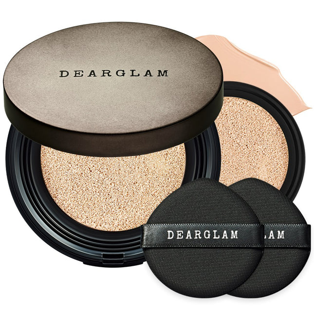 DEARGLAM  Ultra Thin Cover Cushion 21 LIGHT BEIGE 24g 1 Count