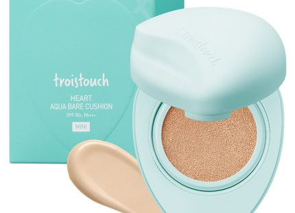 TWOTOUCH Twotouch Heart Aqua Bear Cushion Mini 5g, 1 Count, 21 Beige