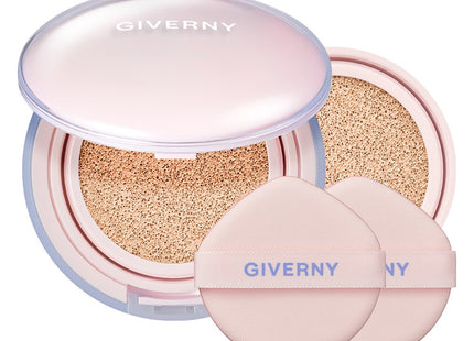 GIVERNY  Dewy Glace Cushion Foundation Refill Set 13g, 21NW Light Beige, 1 Count