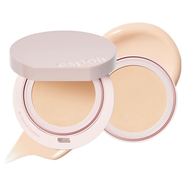 ESPOIR  Be Natural Cushion 14g + Refill 14g Set, Shade 20 Vanilla, 1 Count