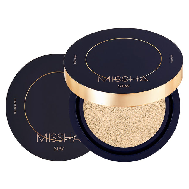 MISSHA  Stay High Cover Cushion Foundation 14g, 23 Sand, 1 Count