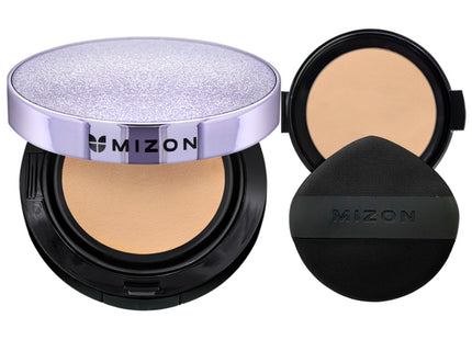 MIZOON  Vegan Collagen Essence Mesh Cushion SPF50+ PA++++ 15g + Refill 15g Set, Shade 21, 1 piece
