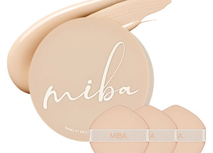 MIBA  Nano Fit Proof Cushion Foundation 20g, 1 Unit