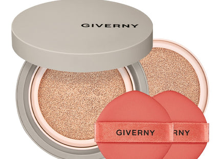 GIVERNY  Milchak Matte Fit Cushion Foundation Set (Original 12g + Refill 12g) - 23N Medium Beige
