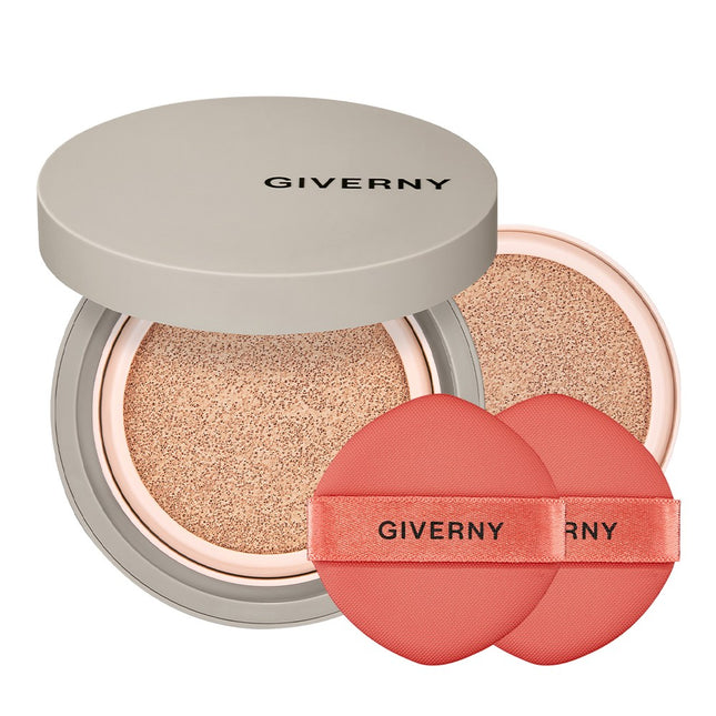 GIVERNY  Milchak Matte Fit Cushion Foundation Set (Original 12g + Refill 12g) - 23N Medium Beige