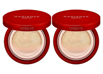 MISSHA  Radiance Perfect Fit Cushion 15g, 23 Sand, 2 Counts