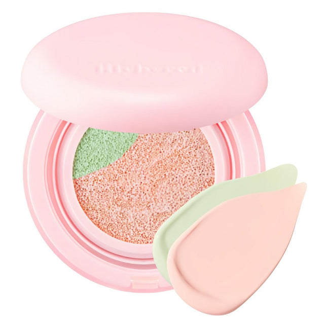 LILYBYRED  Dual Light Tone-Up Cushion Foundation 12g 1ea Peach Green