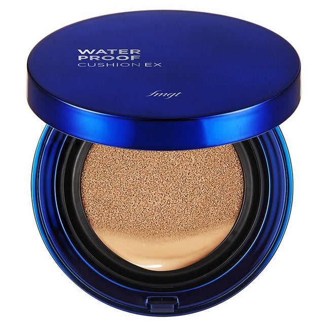THE FACE SHOP  Waterproof EX Cushion Foundation 15g, V203 Natural Beige, 1 Count