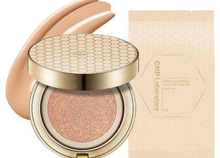 CNP  Propolis Ampule In Matte Cushion 15g + Refill 15g, Shade 23 Natural Beige, 1 Set