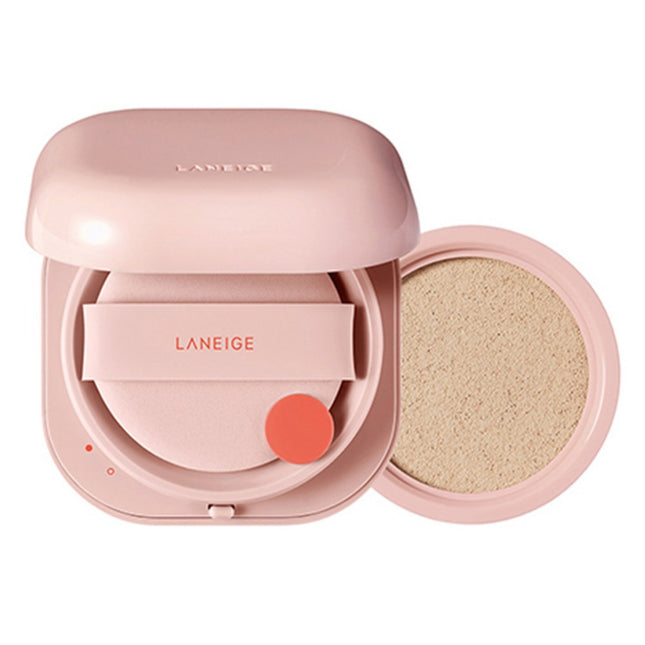 LANEIGE  Neo Glow Cushion Foundation SPF42 PA+++ 15g + Refill 15g, 21N1 Beige, 1 Set