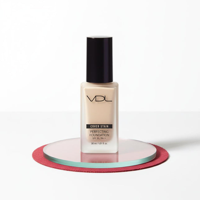 VDL  Coverstay Perfecting Foundation 30ml + Serenity Mini Cushion SetIndividual