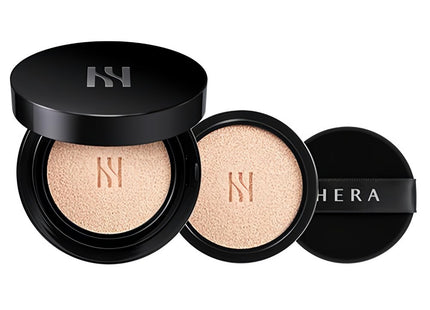 HERA  Black Cushion Foundation Duo SPF34/PA++ 15g + Refill 15g Set, 23N1, 1 Count
