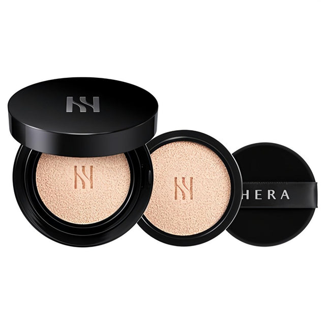 HERA  Black Cushion Foundation Duo SPF34/PA++ 15g + Refill 15g Set, 23N1, 1 Count