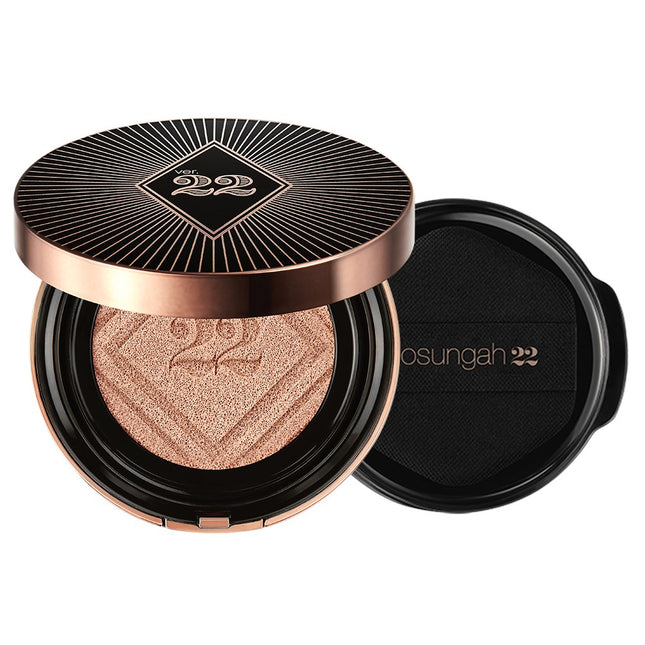 CHOSUNGAH22  Satin Fit Layer Cushion Foundation SPF50+ PA++++ 13g + Refill 13g Set, N01 Natural Beige, 1 Piece
