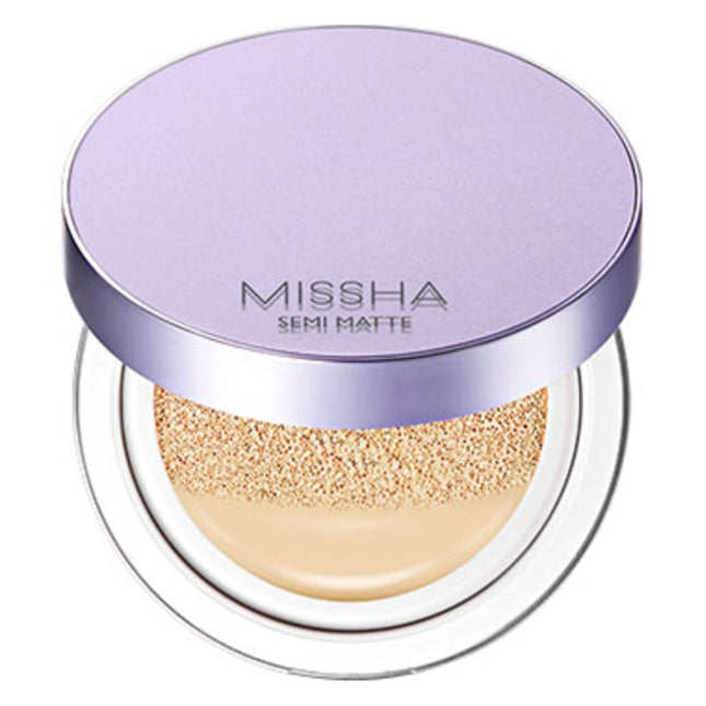 MISSHA  Layering Fit Cushion Foundation Semi Matte 14g, 1 piece, Shade 21 Fair
