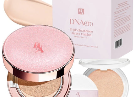 DINERO  Triple Glutathione Aurora Cushion SPF50+ PA++++ (Refill included), Shade 21, 1 Unit