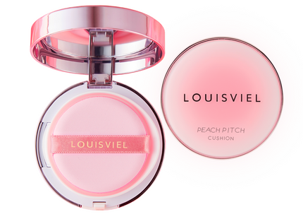 LOUIVIEL  Peach Peach Air Cushion Foundation 15g, 23 BEIGE, 2 Count