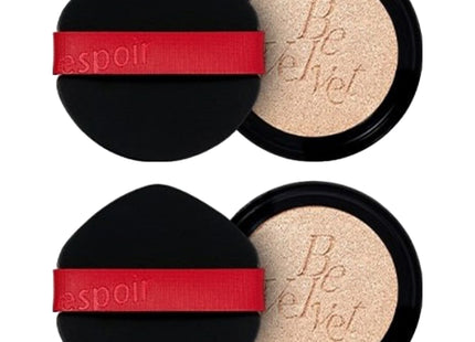 ESPOIR PRO TAILOR BE VELVET COVER NEW CLASS CUSHION FOUNDATION REFILL 13g, Shade 22 PETAL, 2 Count