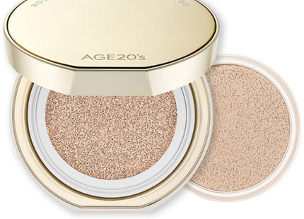 AGETWOONIES  NOBLE GLOW COVER CUSHION FOUNDATION 12g + REFILL 12g, 23 NEUTRAL BEIGE, 1 UNIT