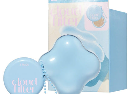 ETUDE  Cloud Filter Cushion Foundation 15g + Mini Cushion Set, Shade 19 Porcelain, 1 Count
