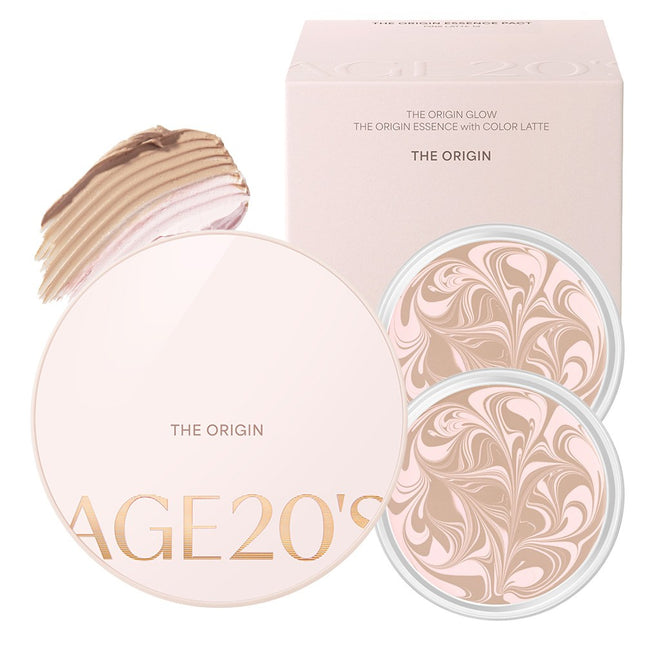 AGE 20'S  THE ORIGIN ESSENCE PACT CASE 1+ REFILL 2, NO. 13 PINK LATTE, 1EA